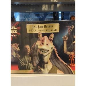 Jar Jar Binks 3-D Adventure Board Game Star Wars Episode 1 NIB